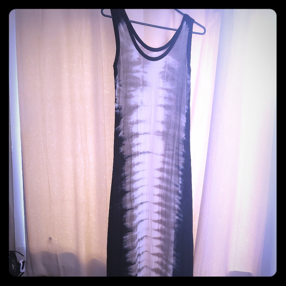 Tie dye maxi dress